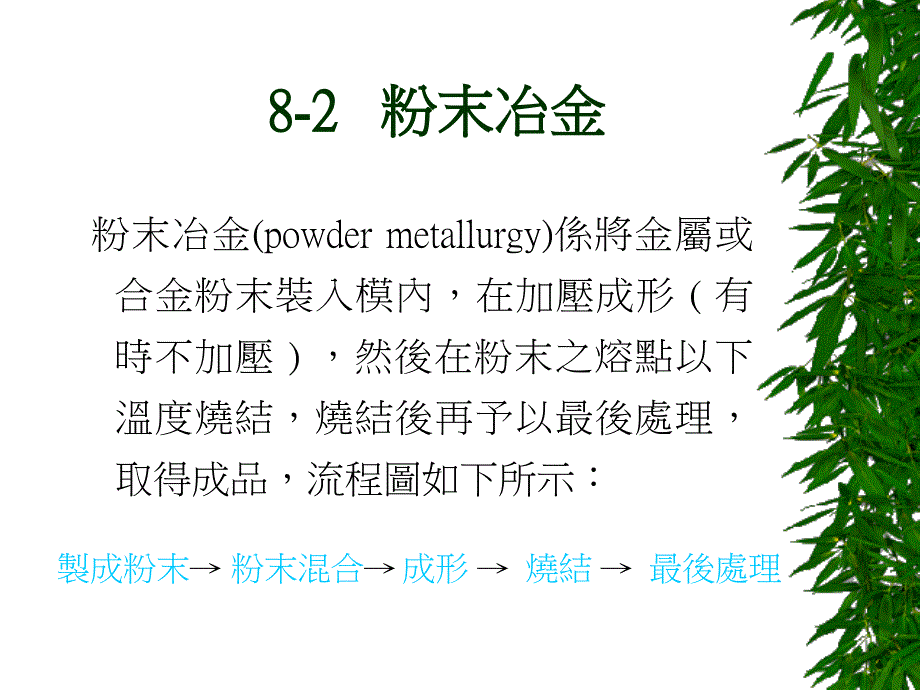 制照程序规划粉末冶金电子教案_第2页