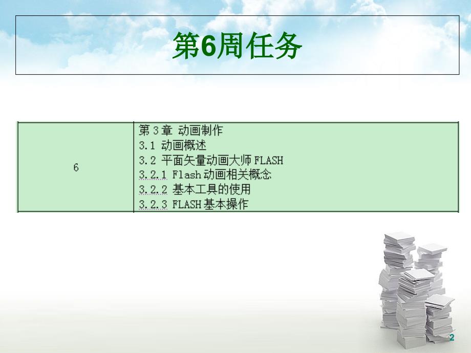 {广告传媒}多媒体技术flash动画制作讲义_第3页