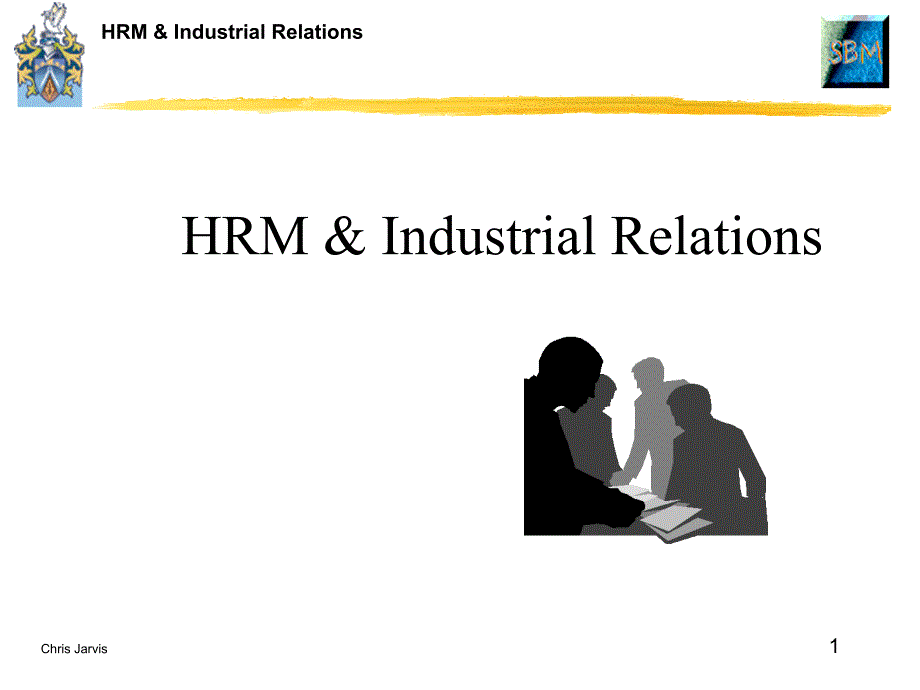 {人力资源知识}HRM&IndustrialRelations_第1页