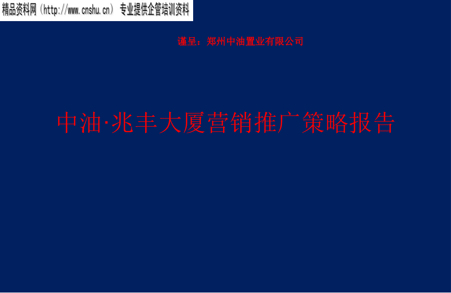 {营销策略}某地产销售推广策略方案_第1页