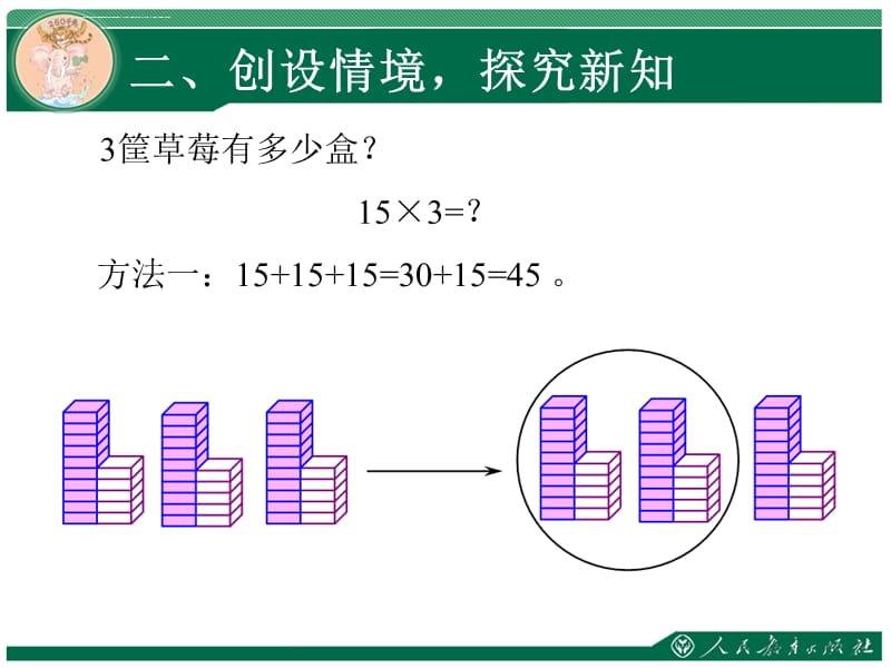 人教版小学数学三年级两位数乘两位数的口算乘法 课件_第4页