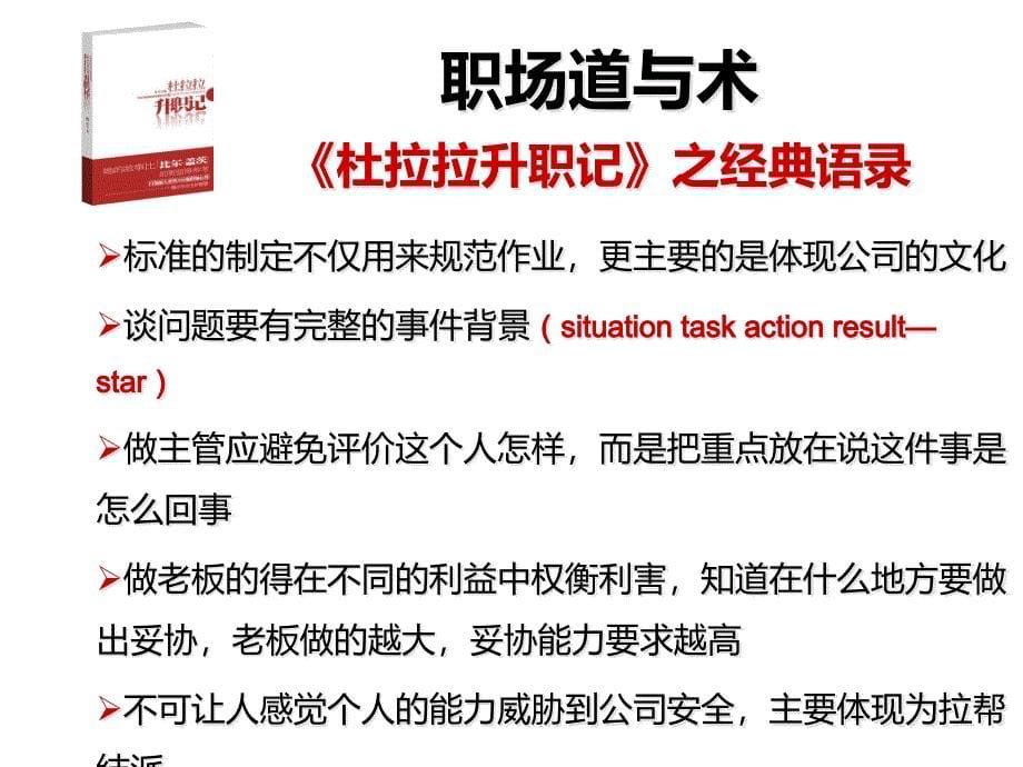 {人力资源职业规划}看杜拉拉升职记成就职业生涯PPT59页_第5页