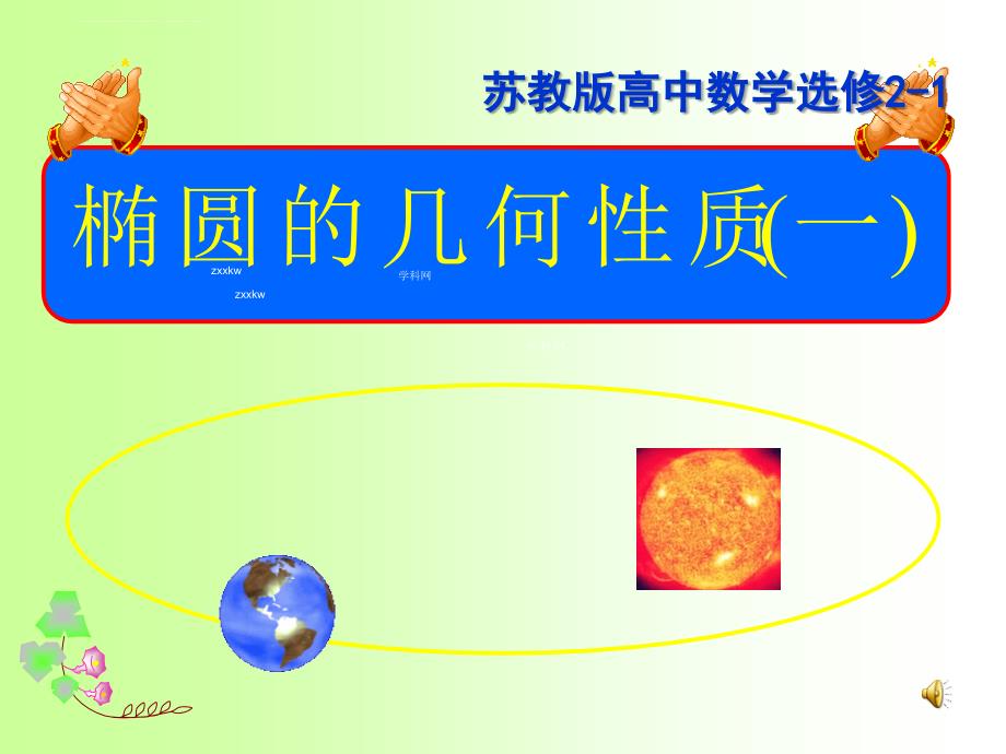 江苏省宿迁中学高中数学选修2-1：椭圆的几何性质课件_第1页