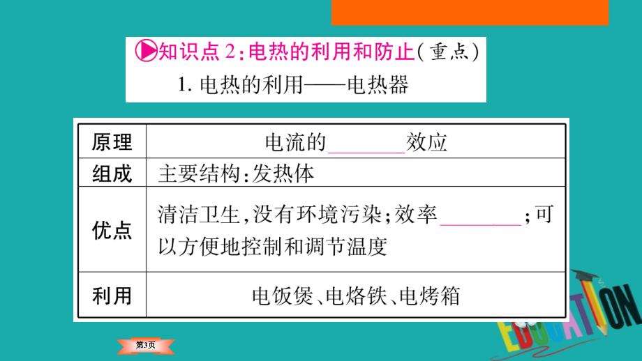 中考物理总复习第19讲电与热课件_第3页