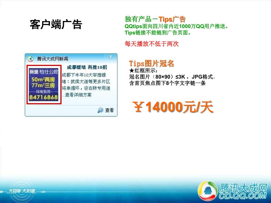 {广告传媒}某科技·大成网某某某年广告形式及刊例价_第3页