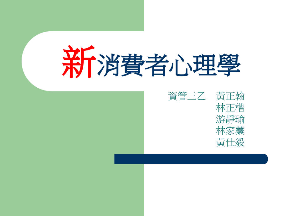 {消费者行为分析}新消费者心理学4_第1页