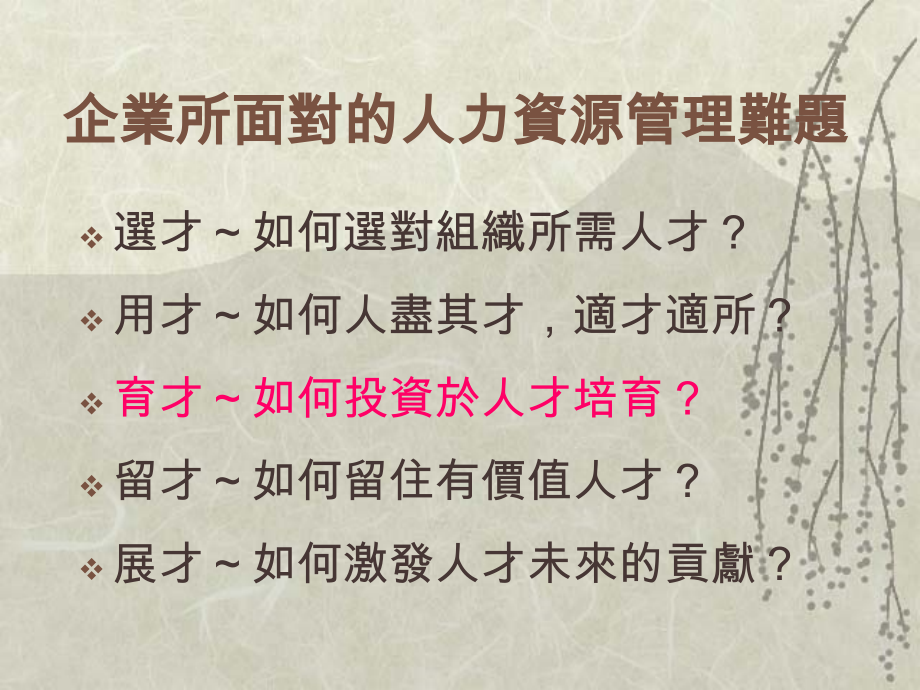 {企业通用培训}人才培训与工作能力训练讲义255_第4页