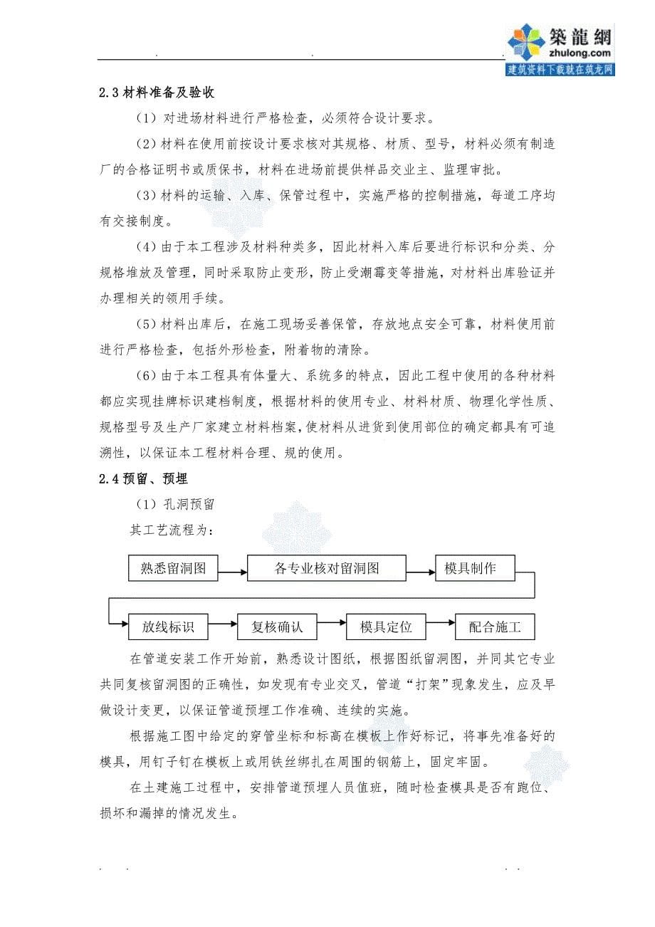 五星级酒店给排水工程施工设计方案_第5页