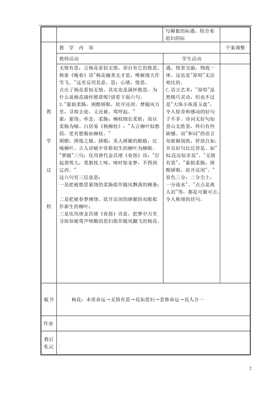 江苏省新沂市第二中学高中语文专题十二水龙吟教案苏教版选修《唐诗宋词选读》.doc_第2页