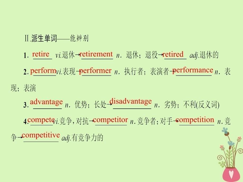 高三英语一轮复习Module5TheGreatSportsPersonality课件外研版必修5_第5页