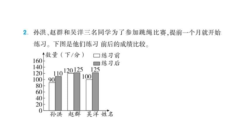 苏教版五年级上册数学习题第九单元第3课时 统计天地课件_第5页