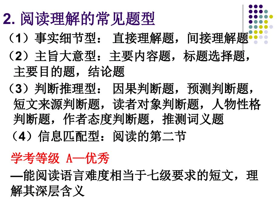 注重深层阅读发展学生思维谈英语学考阅读复习教案资料_第4页