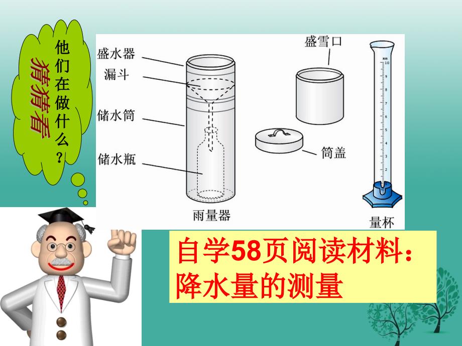 河北省涿州市实验中学七年级地理上册3.3降水的变化与分布课件新人教版_第1页