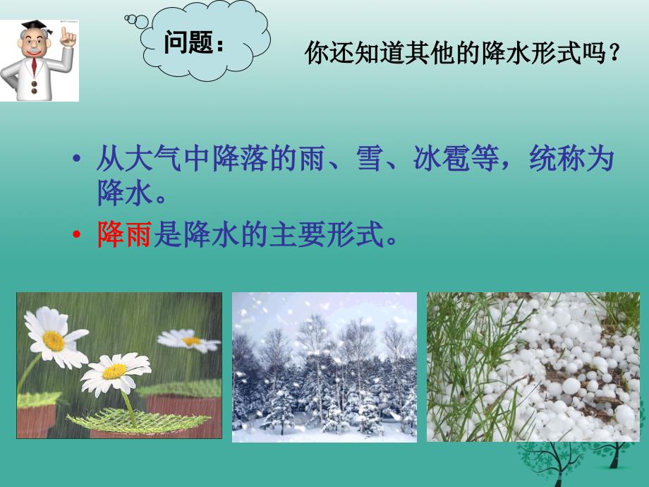 河北省涿州市实验中学七年级地理上册3.3降水的变化与分布课件新人教版_第3页