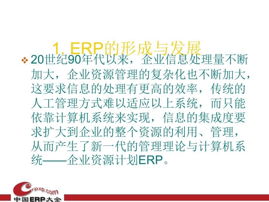 {管理信息化ERPMRP}ERP专业学习讲义_第5页