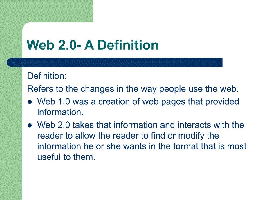 {管理信息化信息化知识}淡绿色授课模板如何使用互联网工具web20_第4页