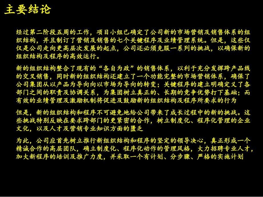 {营销报告}市场营销及销售组织体系咨询报告_第5页