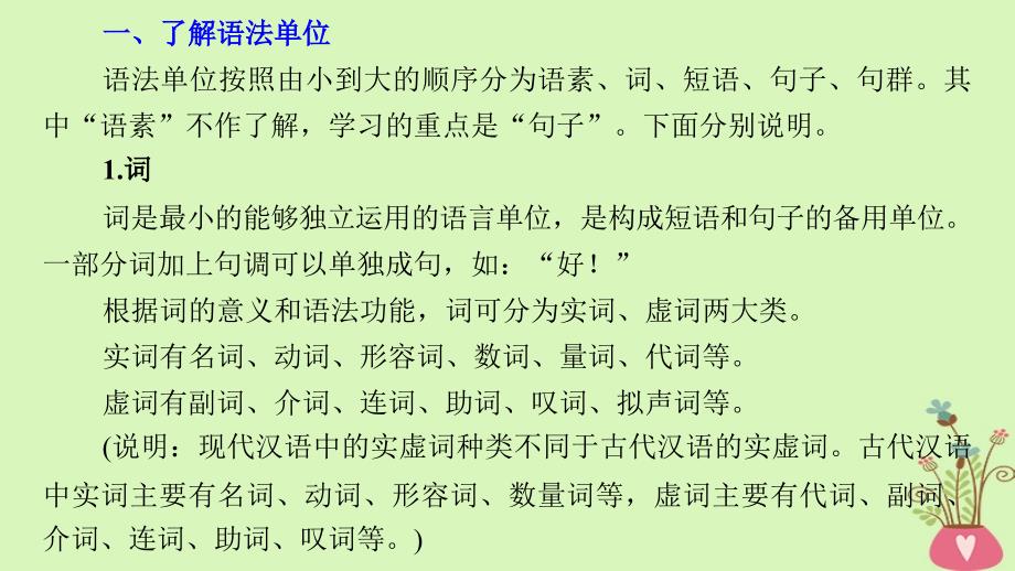 高考语文一轮复习第一章语言文字的运用专题三病句的辨析和修改入门知识-基本的语法常识课件_第2页