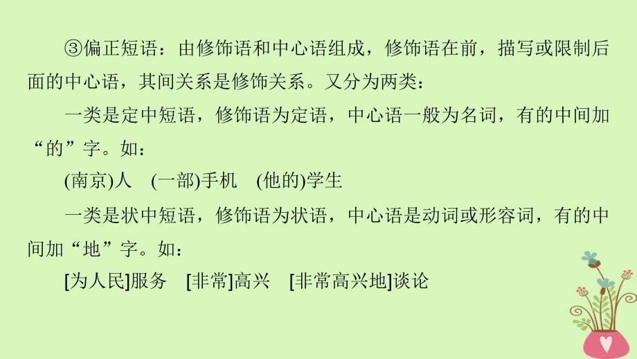 高考语文一轮复习第一章语言文字的运用专题三病句的辨析和修改入门知识-基本的语法常识课件_第5页