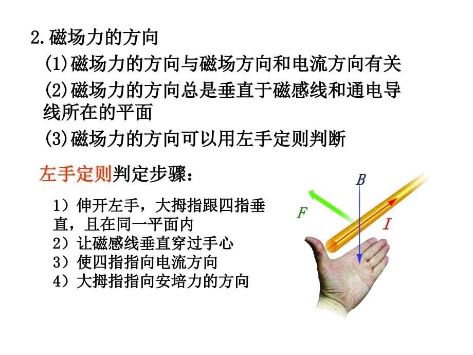 B-磁场对电流的作用-左手定则-ppt课件_第5页