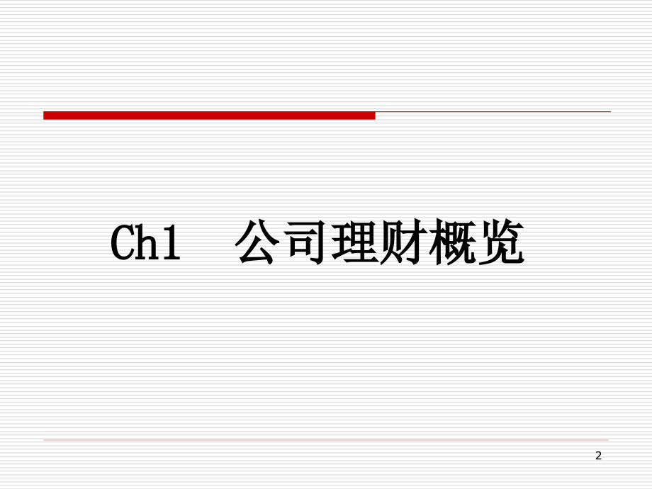 {财务管理公司理财}公司理财概览_第2页