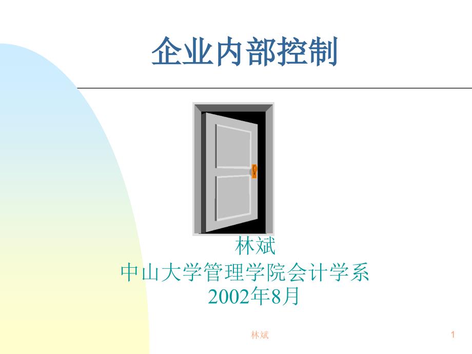 {财务管理内部控制}日化行业企业内部控制_第1页