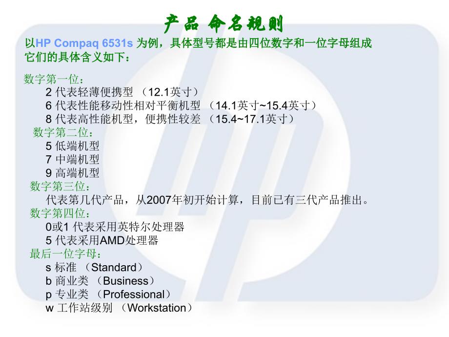 {产品管理产品规划}惠普产品线_第3页