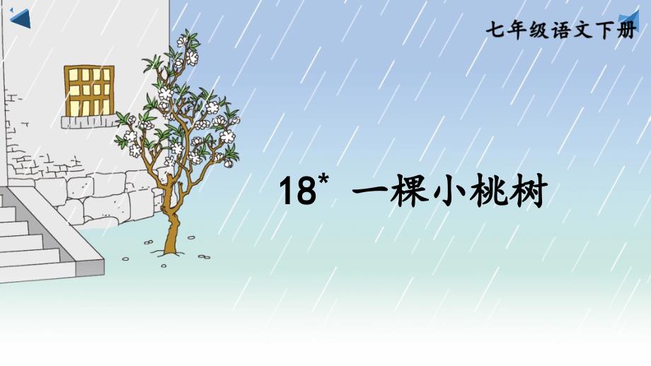 部编人教版七年级下册语文《18 一棵小桃树》优质课课件_第3页