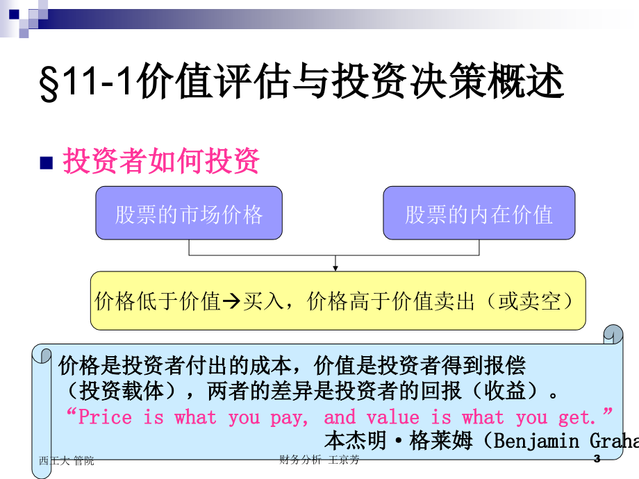 {价值管理}第11章关于盈余预测的价值评估与投资决策_第3页