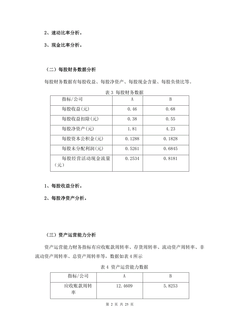 优质实用文档精选——企业财务报表分析_第2页