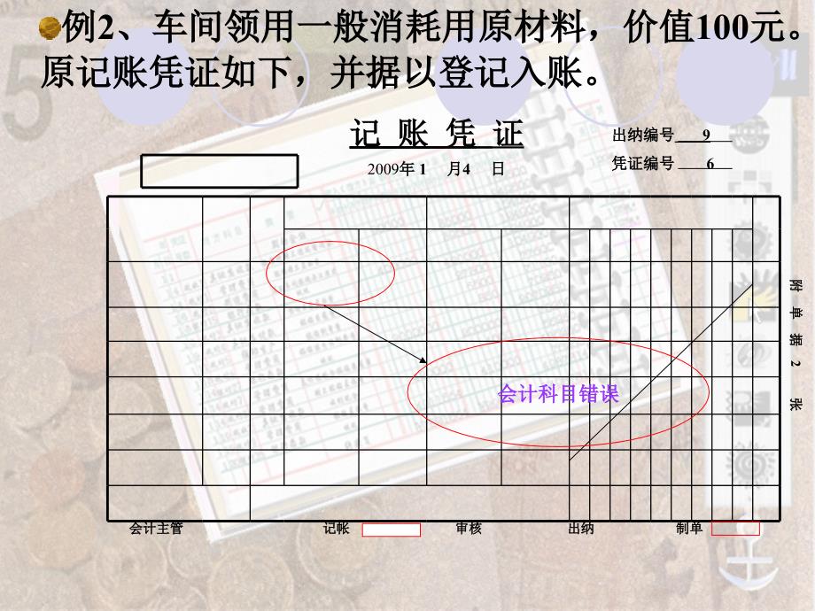 {财务管理财务会计}会计经典讲义错账更正的办法讲义_第4页