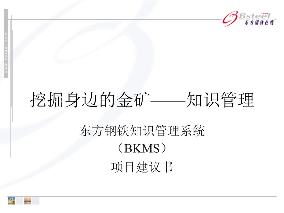 {管理信息化KM知识管理}某钢铁公司知识管理系统策划方案_第1页