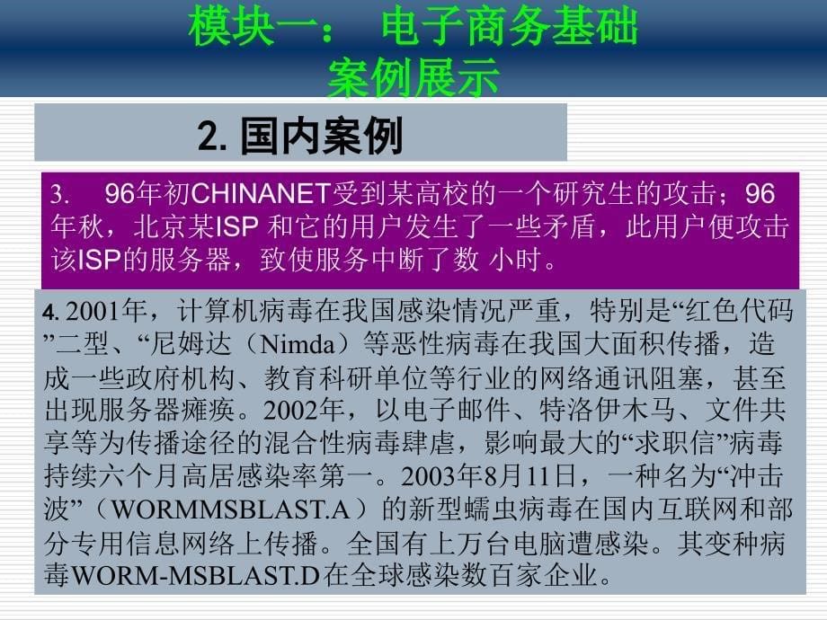 电子商务课件模块八：电子商务安全教学材料_第5页