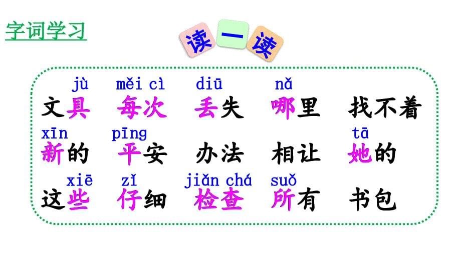 小学部编版 一年级下册 《文具的家》语文课件_第5页