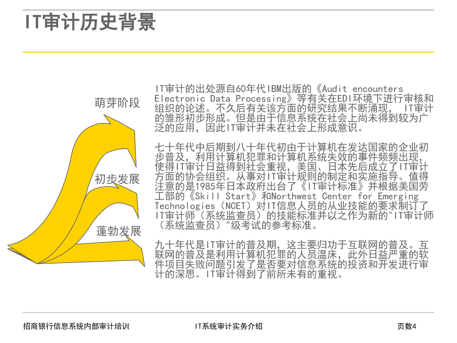 {财务管理内部审计}银行信息系统内部审计培训信息系统审计实务介绍_第4页