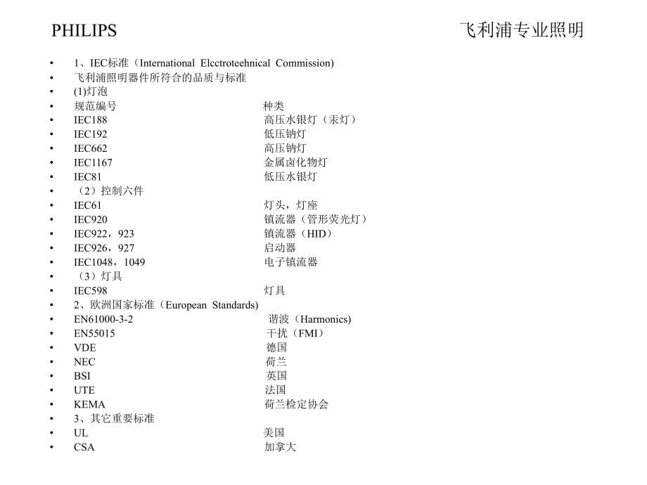 {企业通用培训}飞利浦专业照明培训讲义_第5页