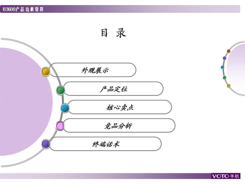 {产品管理产品规划}VOTO收集B3600产品讲义_第2页