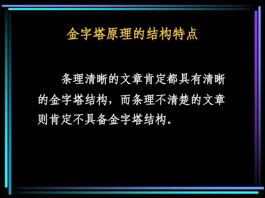 {企业通用培训}高效思维办法金字塔原理培训演示讲义_第5页