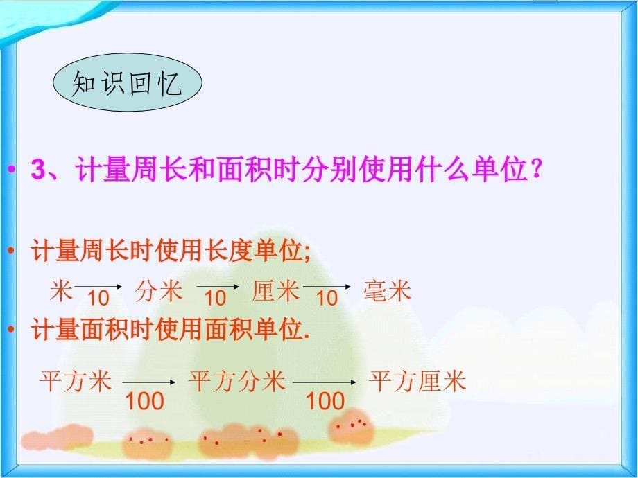 课件人教新课标数学三年级下册《周长和面积》PPT课件_第5页