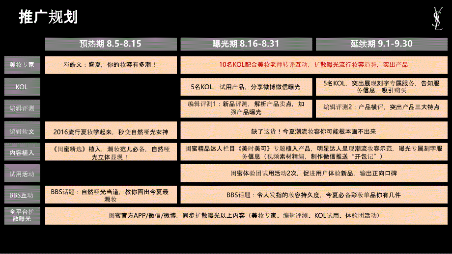 {产品管理产品规划}某品牌墨水气垫新品口碑推广方案_第4页