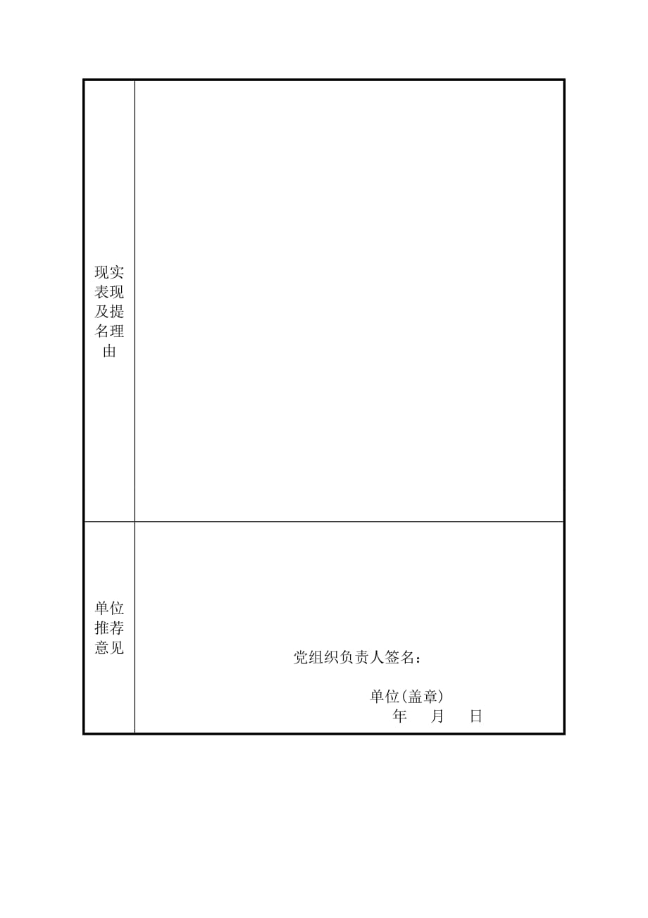 组织提名推荐表_第2页