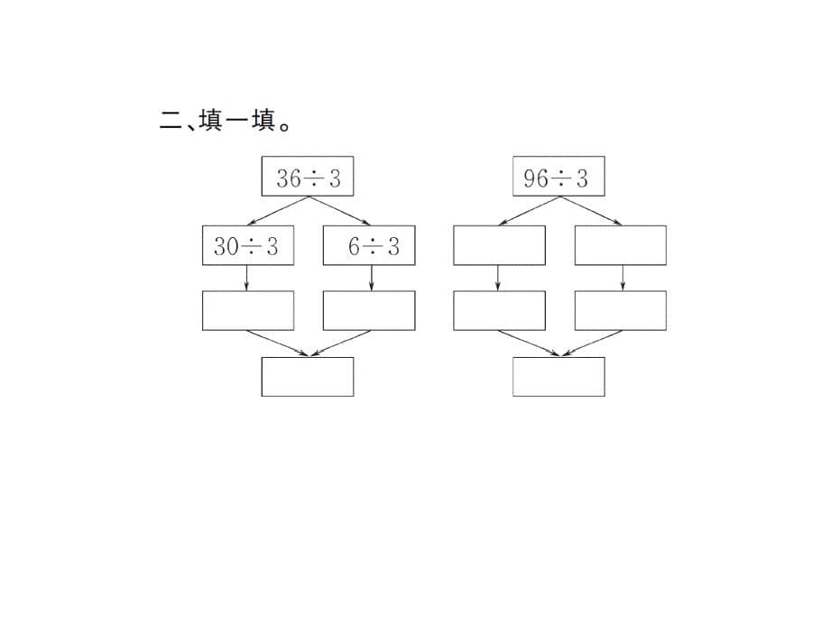 最新 精品人教版小学三年级下册数学习题课件2.2口算除法（2）_第5页