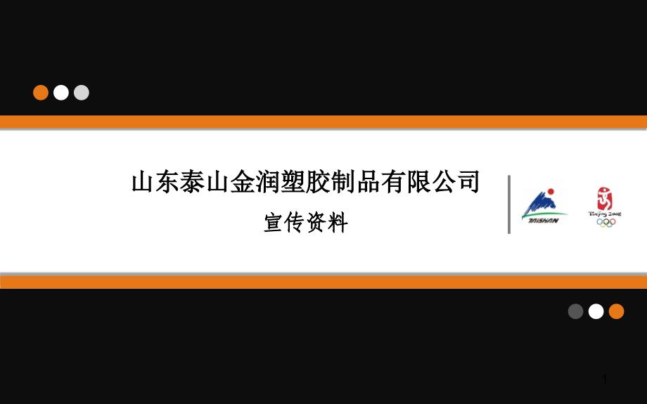 {公司治理}某塑胶制品公司宣传讲义_第1页