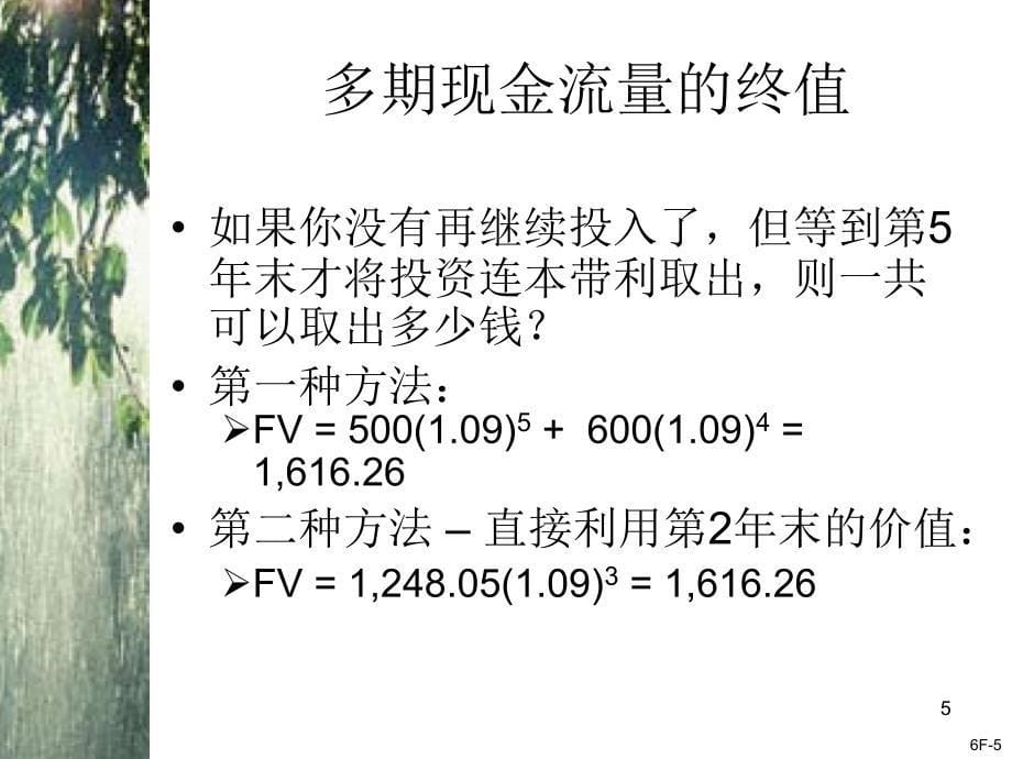 {财务管理现金流分析}贴现现金流量估价_第5页