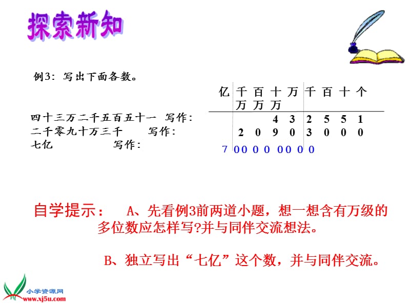 课件西师大版四年级数学上册《多位数的写法及大小比较2》PPT课件_第2页