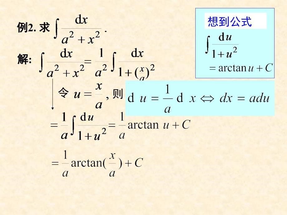 微积分不定积分换元积分法(第一类)培训资料_第5页