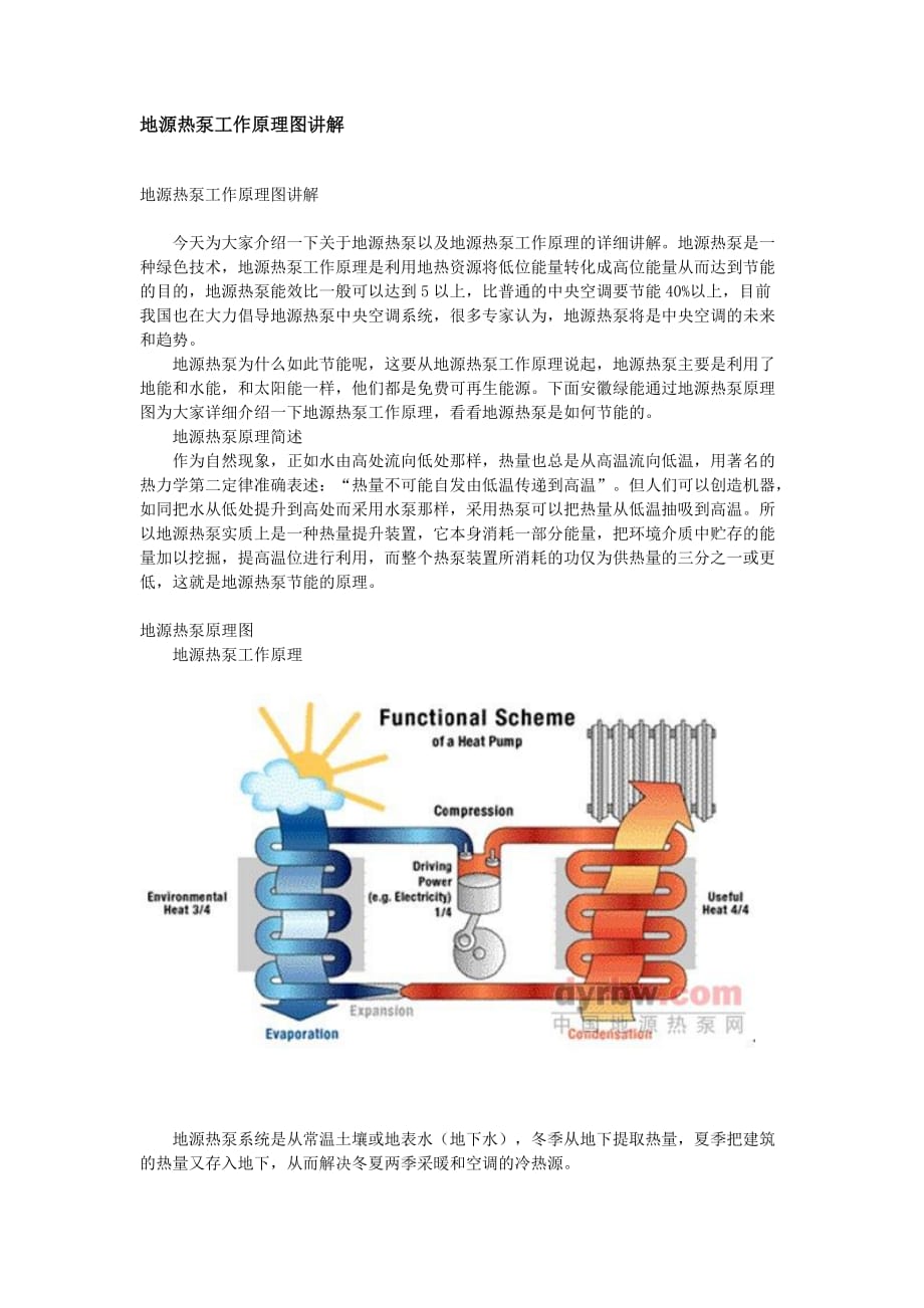 地源热泵工作原理图讲解.doc_第1页