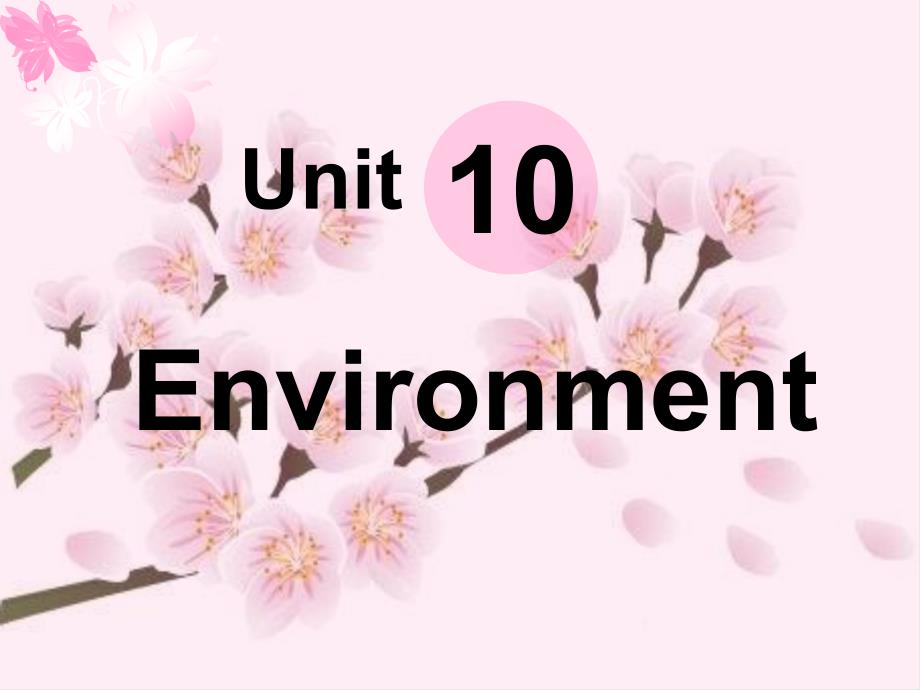 中职英语下册-Unit10-Environment_第1页