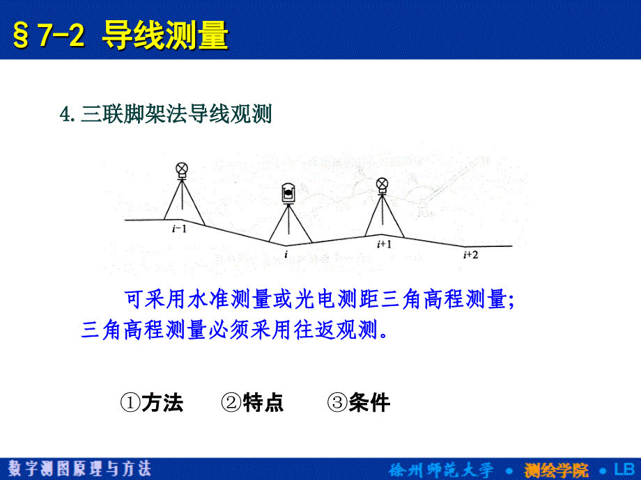 《数字测图》ch7 控制测量-&amp#167;7-2导线测量教程文件_第4页