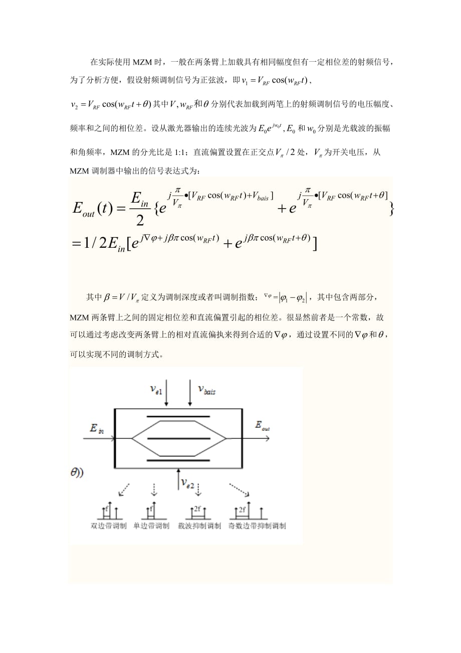 基于MZM的模拟调制.doc_第1页